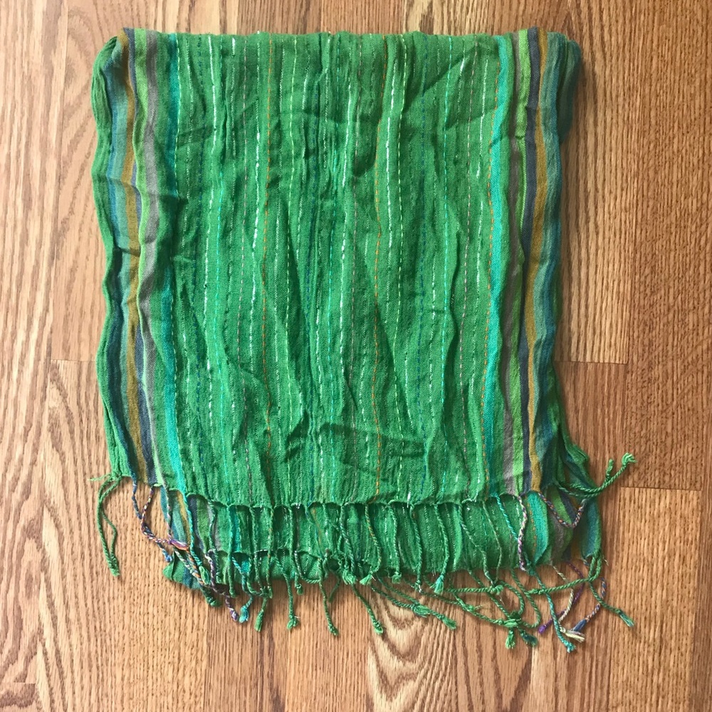 Green Fashion Scarf
